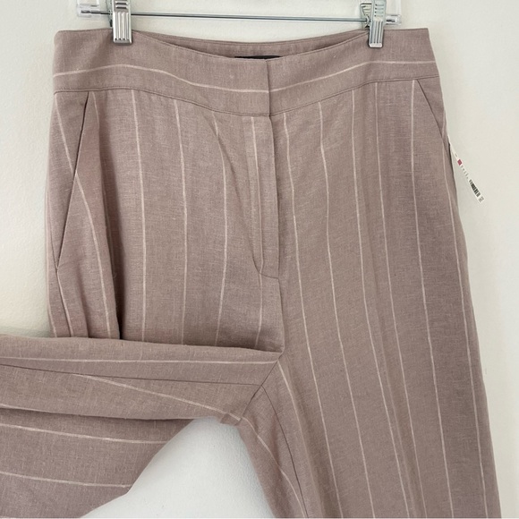 NWT The Limited Linen Blend Stripe Wide Leg Pants Trousers - Picture 5 of 16
